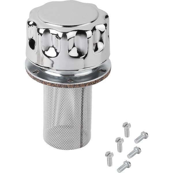 Kipp Filler Neck With Chain Steel, Comp:Steel, D=80 K0471.77 - main